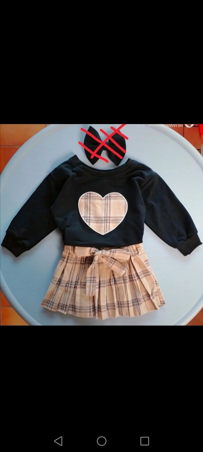 Ensemble neuf fillette 2ans