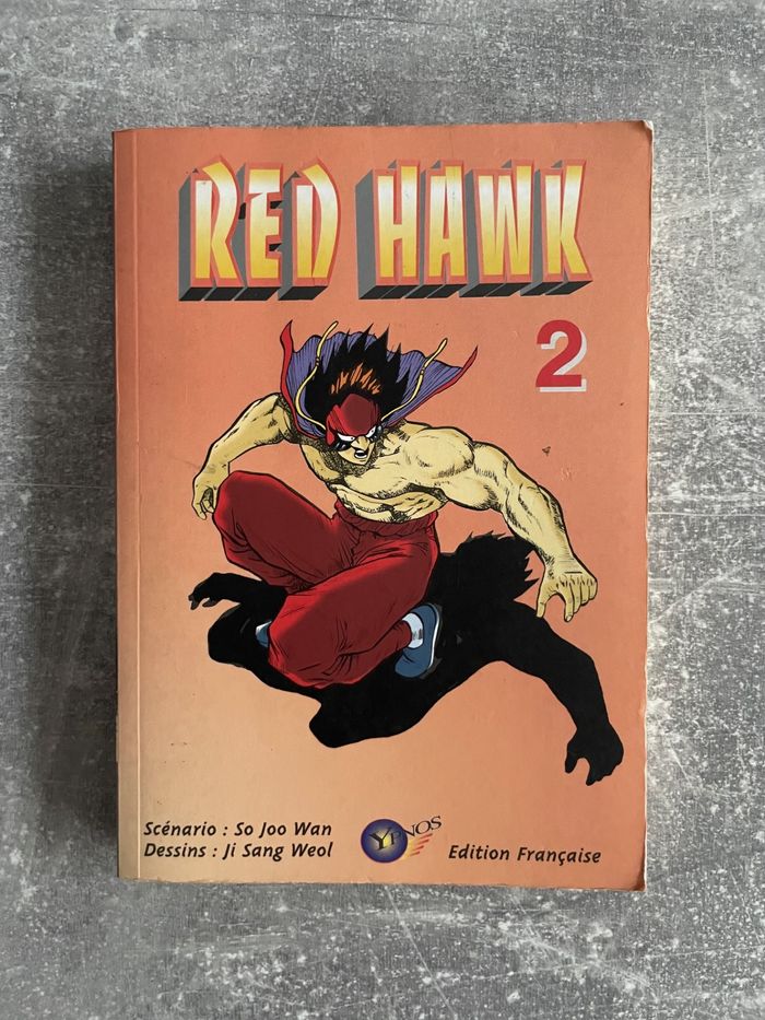 Manga red hawk tome 2 en version française.