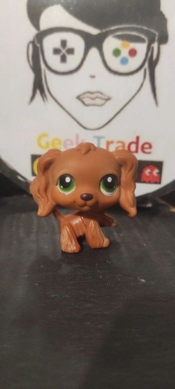 My Littlest Petshop LPS Pet Shop Dog  Spaniel Épagneul 252 Chien Authentic