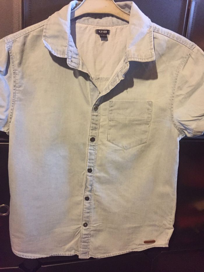 Chemise manches courtes #jeans#12 ans