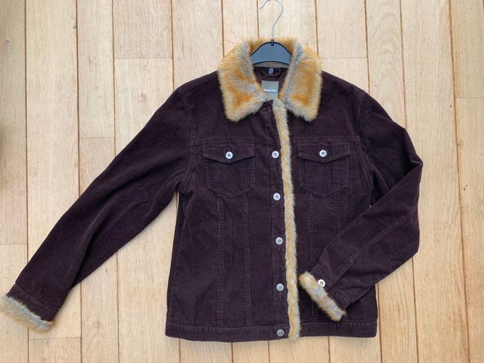 Street One - Veste « velour côtelé » col fourrure - photo numéro 3