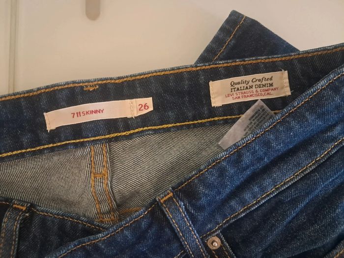 Levi's jean slim bleu T.36 en tbe - photo numéro 9