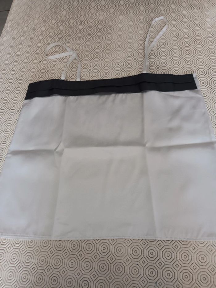 Bustier T 38 blanc