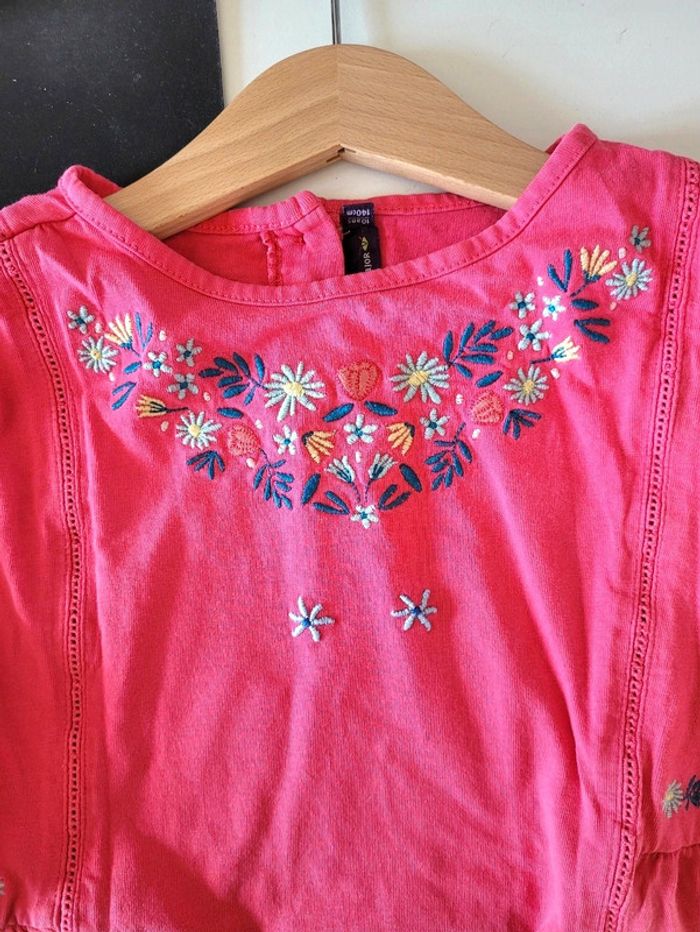 T-shirt manches longues fushia Sergent Major 10 ans