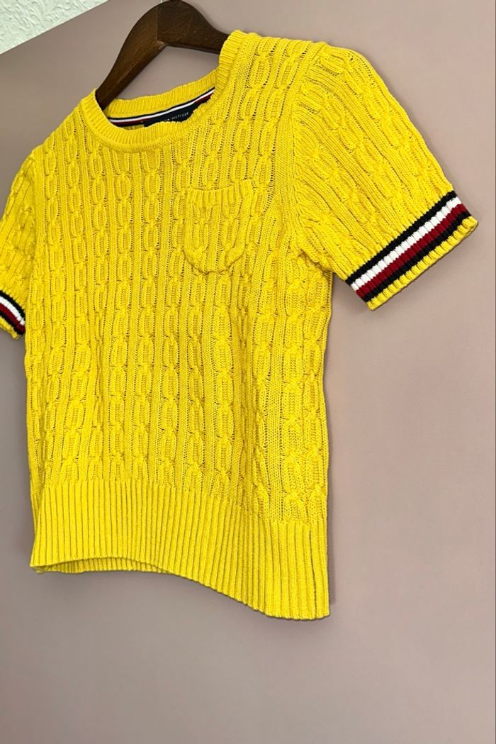 T-shirt court Tommy Hilfiger - taille XS - 100% coton - photo numéro 3