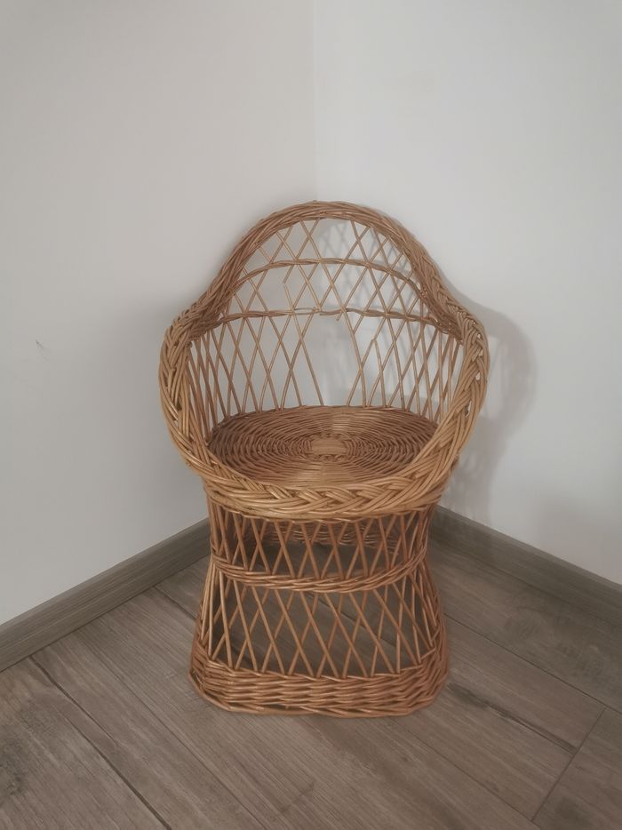Fauteuil rotin enfant - photo numéro 2