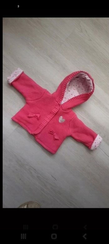 Veste epaisse princesse 1 mois