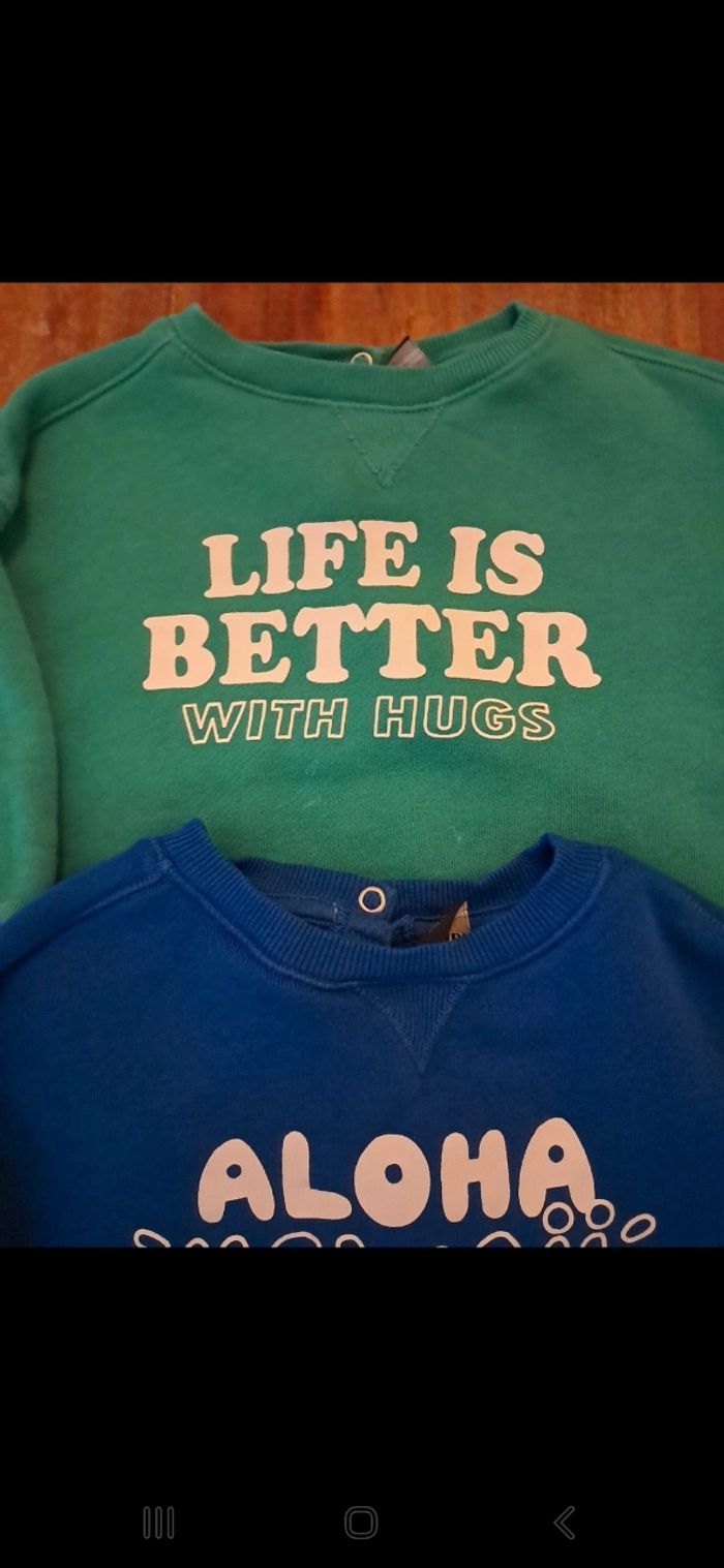 Lot 2 sweat 24 mois - photo numéro 3