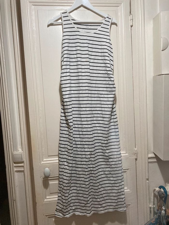 Robe grossesse rayée Kiabi