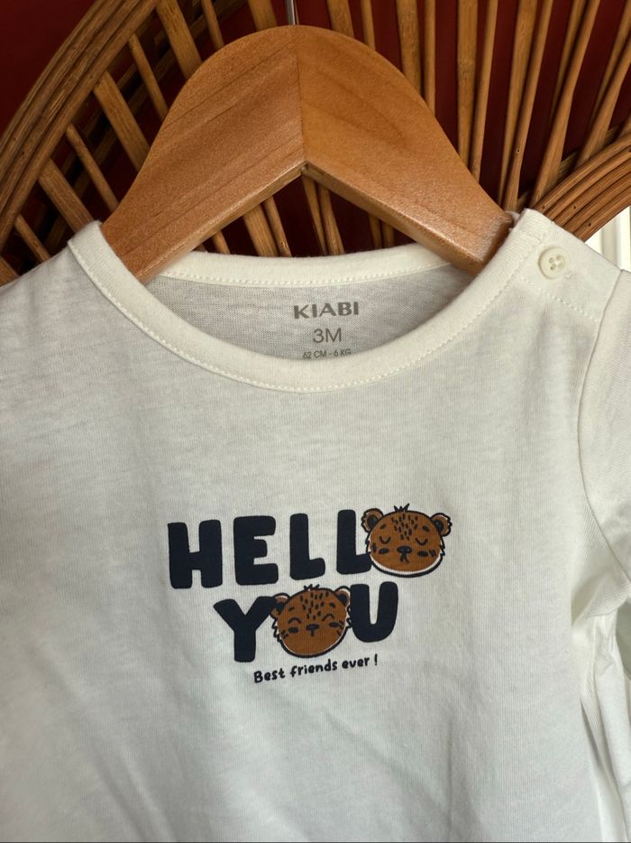 Tee shirt Kiabi 3 mois collection actuelle - photo numéro 2