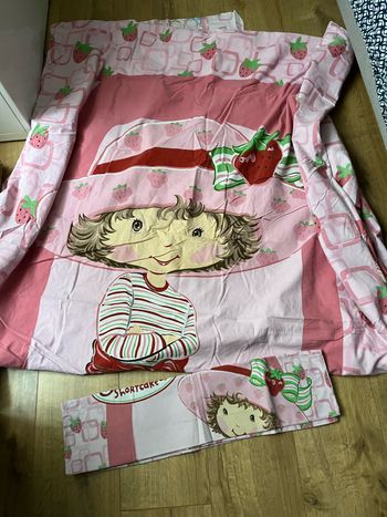 Housse de couette, Charlotte aux fraises