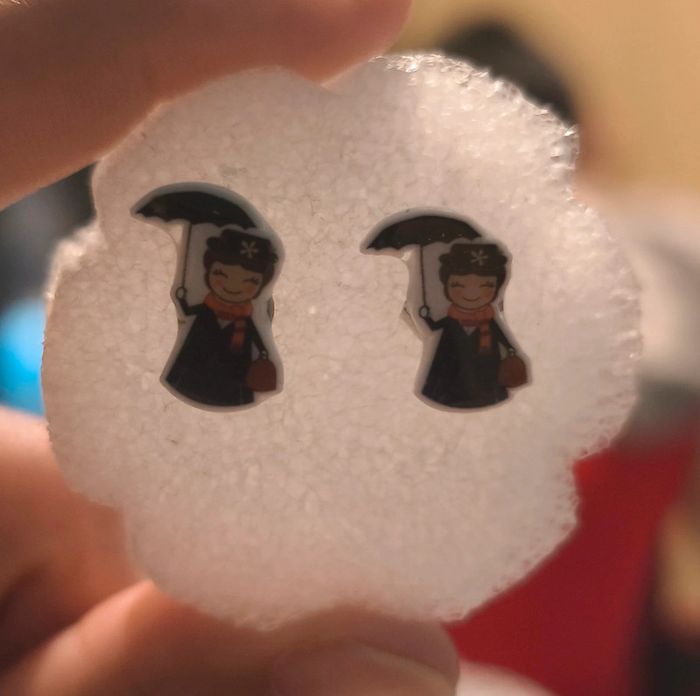 Boucles d'oreilles Mary Poppins neuves