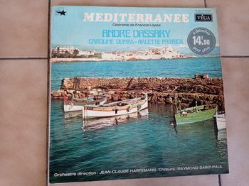 Vinyle André Dassary Méditérranée