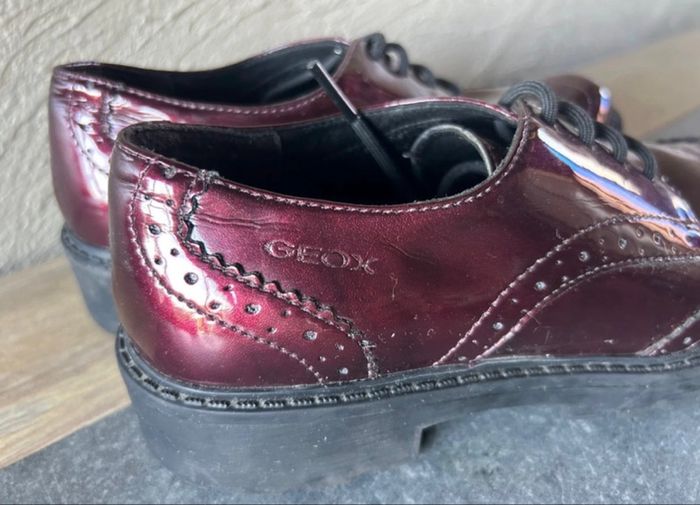 Chaussures Geox fille J Casey Girl K Brogues - photo numéro 5