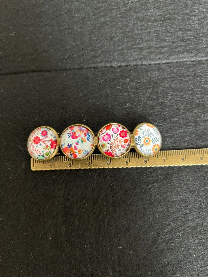Barrette pince fleurs neuve - photo numéro 4