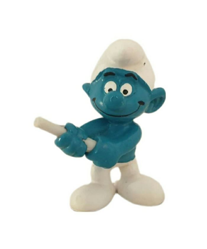 Schtroumpf panneau de signalisation