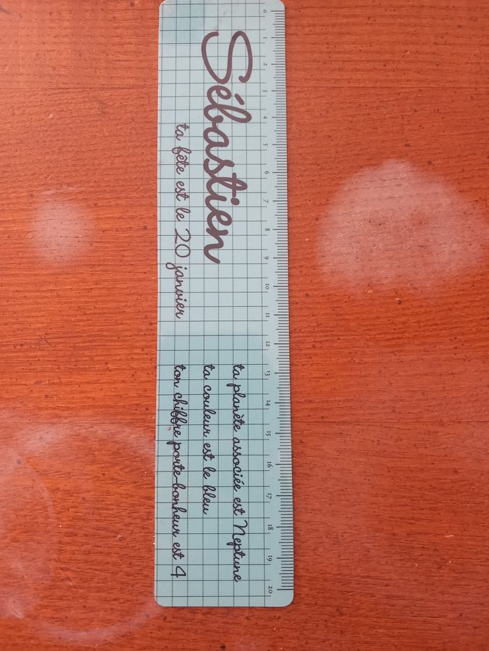 Regle 20 cm. Sébastien - photo numéro 2