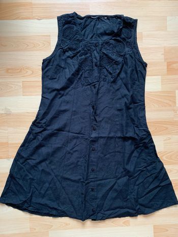 Tunique/robe en lin noir taille 42