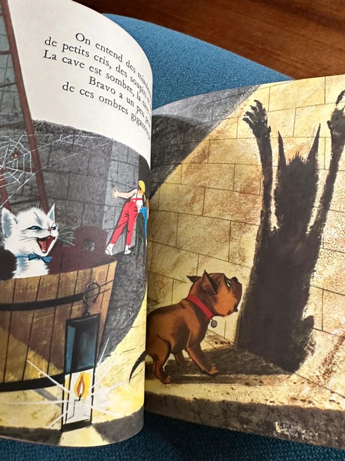 1972 Livre ancien cartonné Pierre Probst Caroline et son cousin voyage vintage carton - photo numéro 10