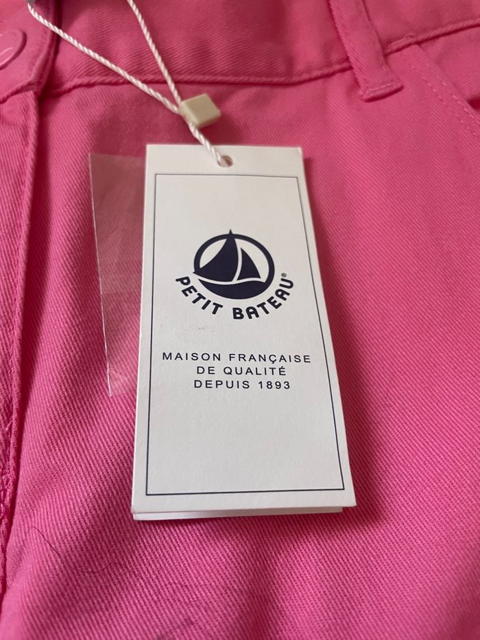 Jean rose Petit Bateau – Taille 12 ans / 152 cm Neuf - photo numéro 4
