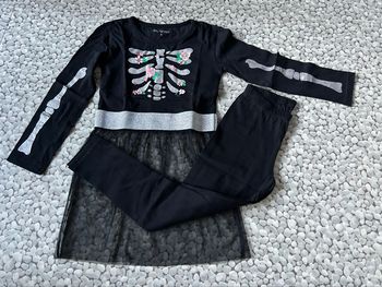 Pyjama 2 pièces fille thème Halloween