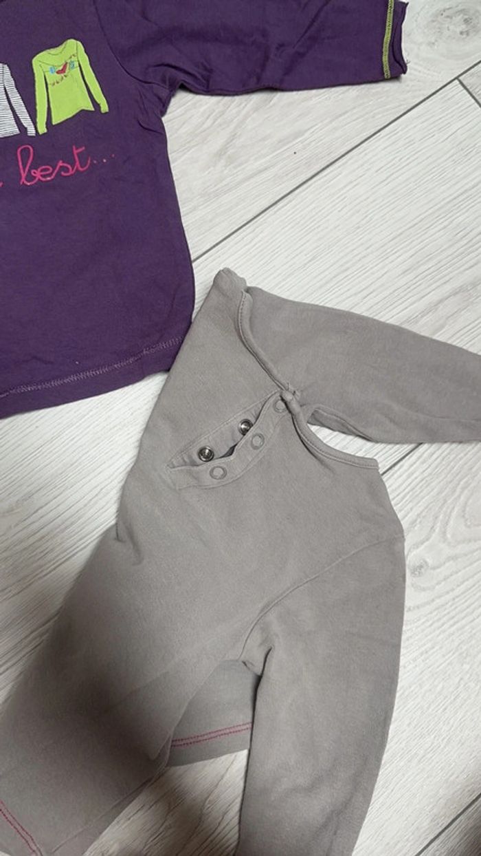 2 tee shirt manche longue - photo numéro 2