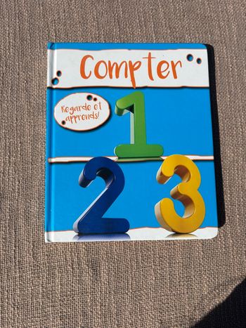 Livre cartonné pour apprendre a compter