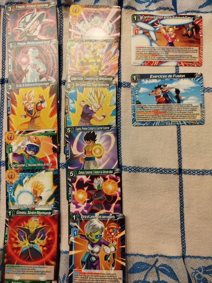 Lots de carte dragon ball version française - photo numéro 3