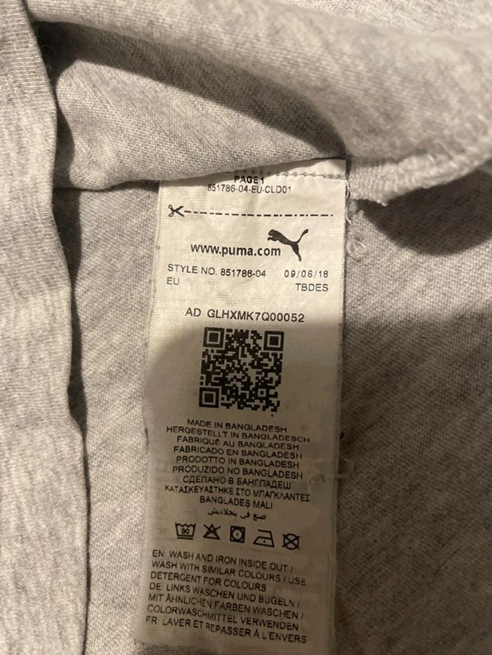 T shirt cintré gris - photo numéro 5