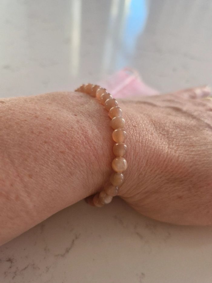 Bracelet pierre naturelle sand stone - photo numéro 2