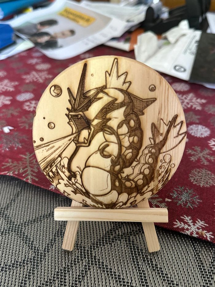 Lot de 6 gravure en bois pokemon - photo numéro 4