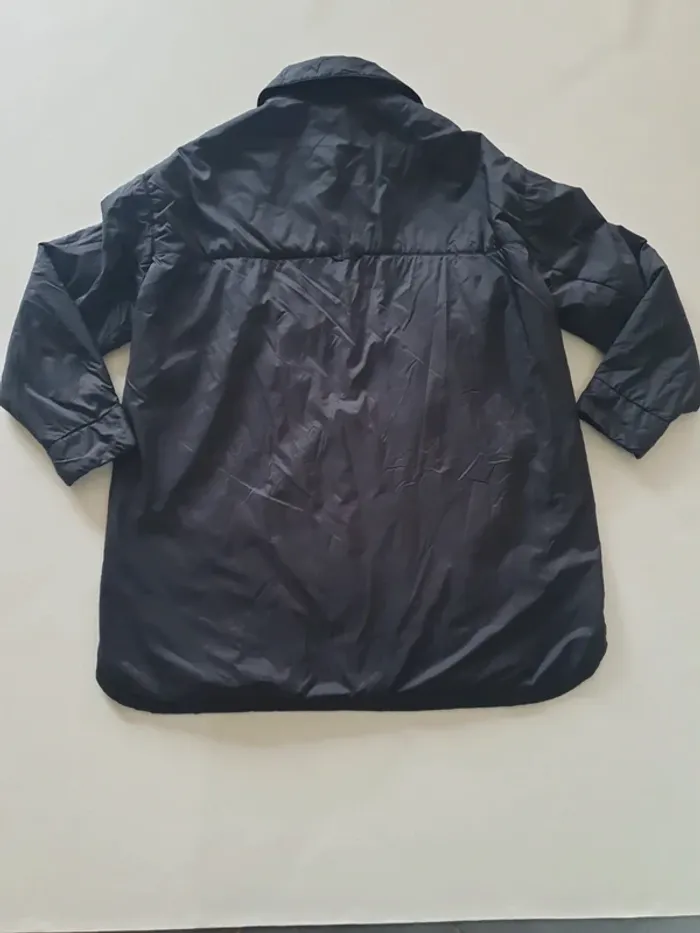 Veste / parka femme oversize noire Zara, taille M - photo numéro 7