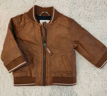Veste garçon simili cuir taille 3/6 mois