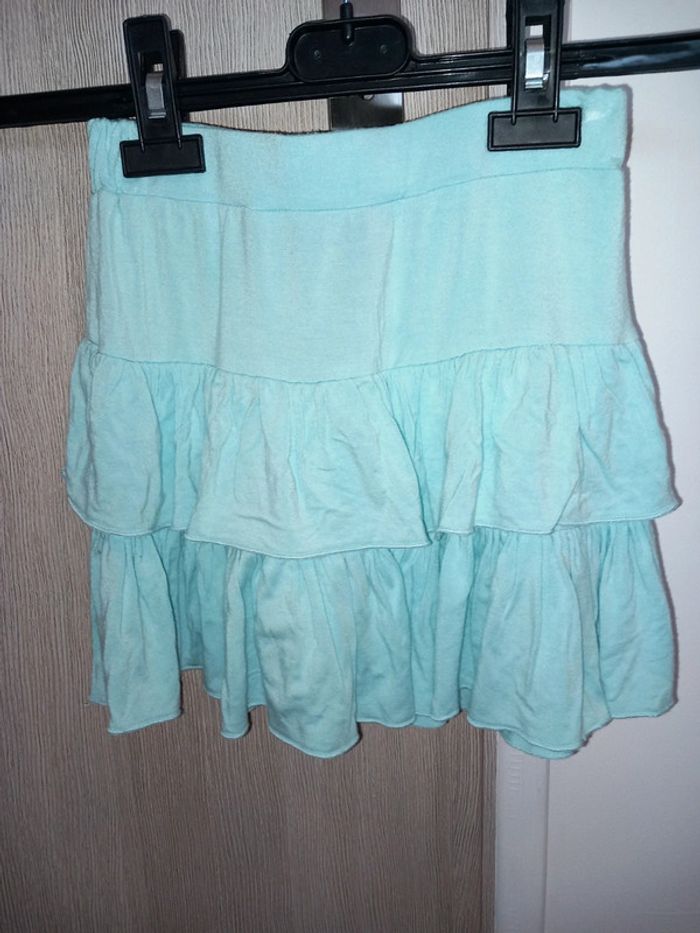Jupe à volants bleue 6ans