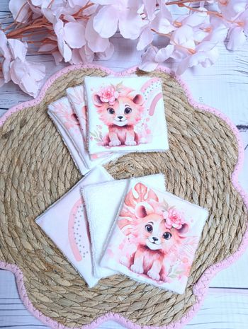 Lot de lingettes lavables