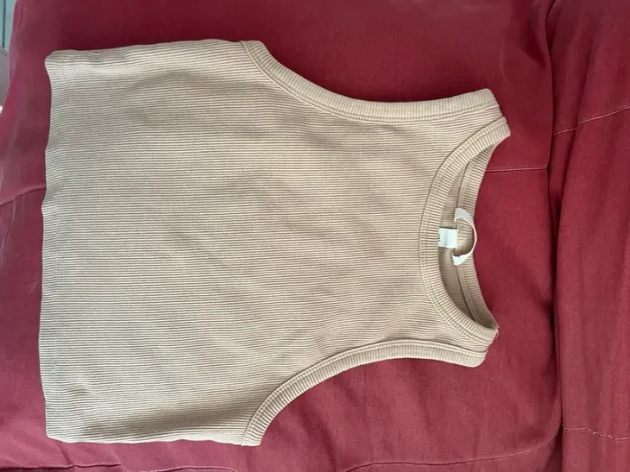 Crop top beige - photo numéro 2