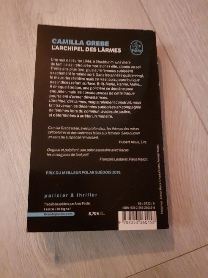 L'archipel des larmes de camilla grebe - photo numéro 2