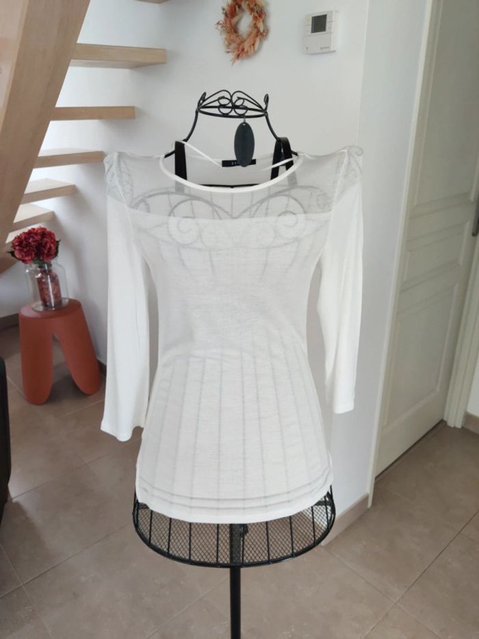 Tee shirt ivoire marque esprit - photo numéro 2