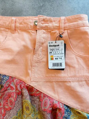 Jupe asymétrique Desigual en jean