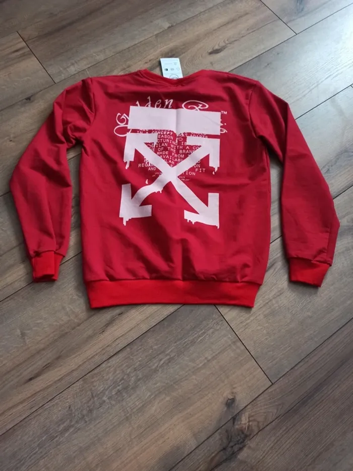 Pull fin homme manches longues Rouge XS