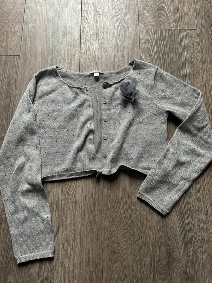 Gilet court façon boléro Vertbaudet 8 ans