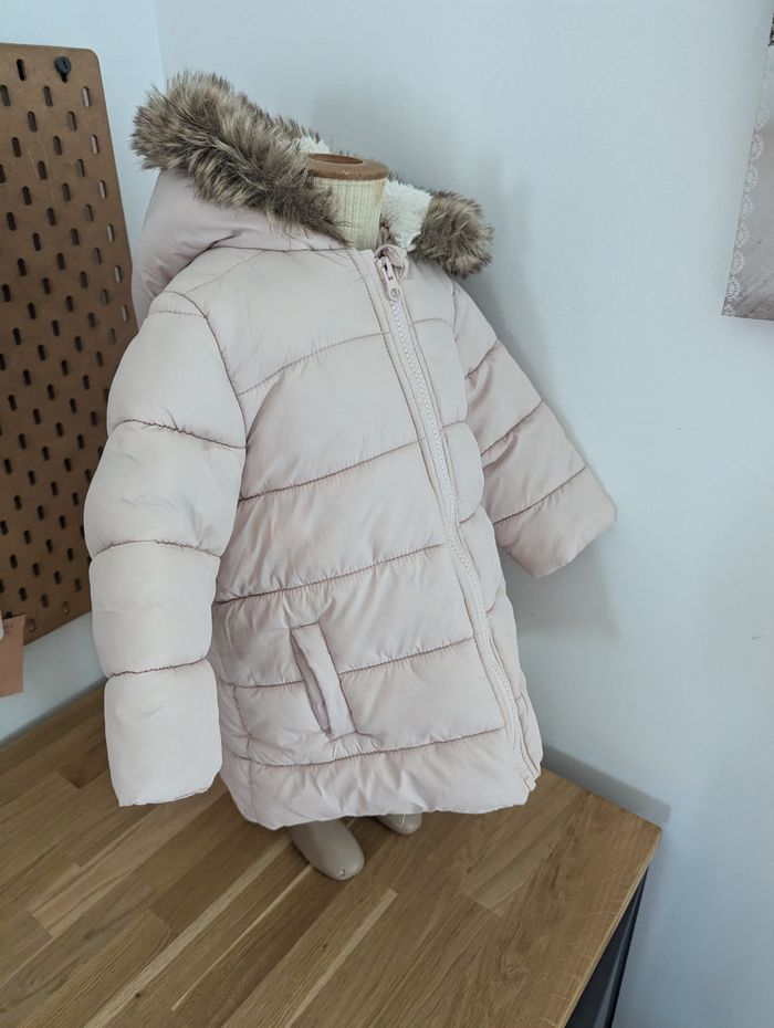 Manteau bout'chou hiver 18 mois rose pâle - photo numéro 2
