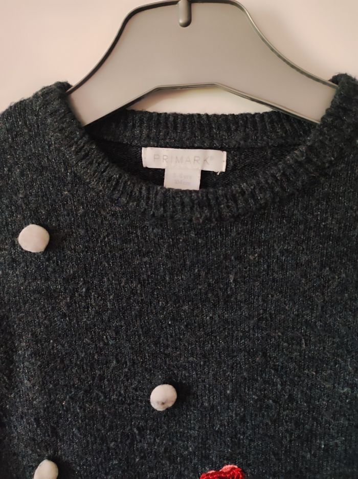 Pull noël Primark 3-4 ans - photo numéro 3