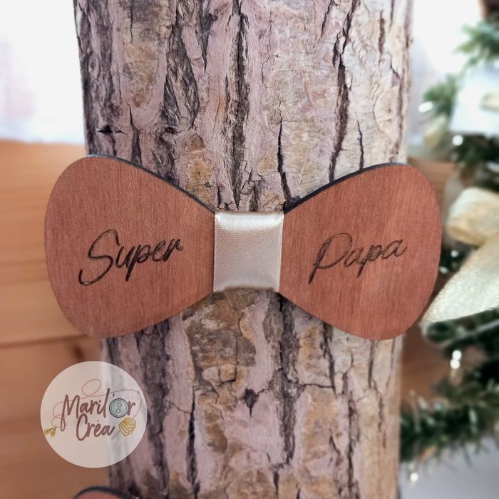 Noeud papillon gravé - photo numéro 3