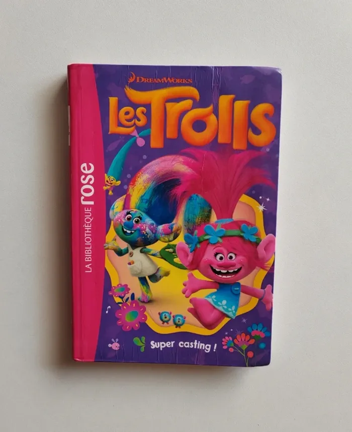 Livre - Les trolls / Super casting ! - La bibliothèque Rose
