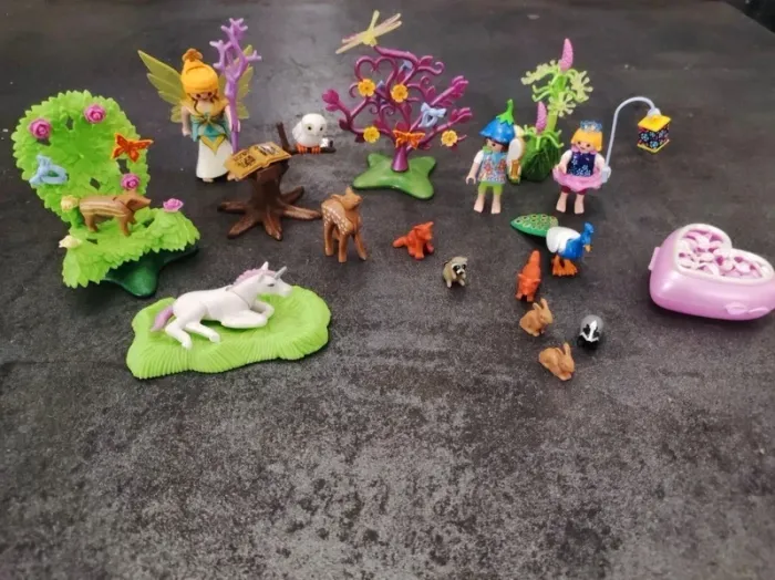 Playmobil Fairies , fée, licorne, animaux de la forêt - photo numéro 3