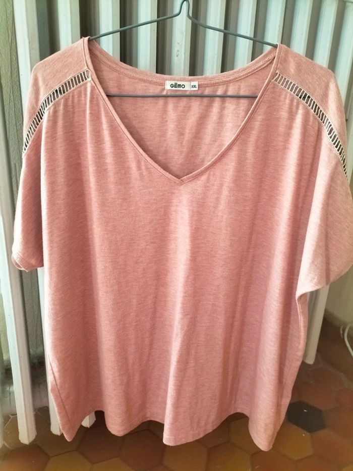 Maillot rose Gémo XXL