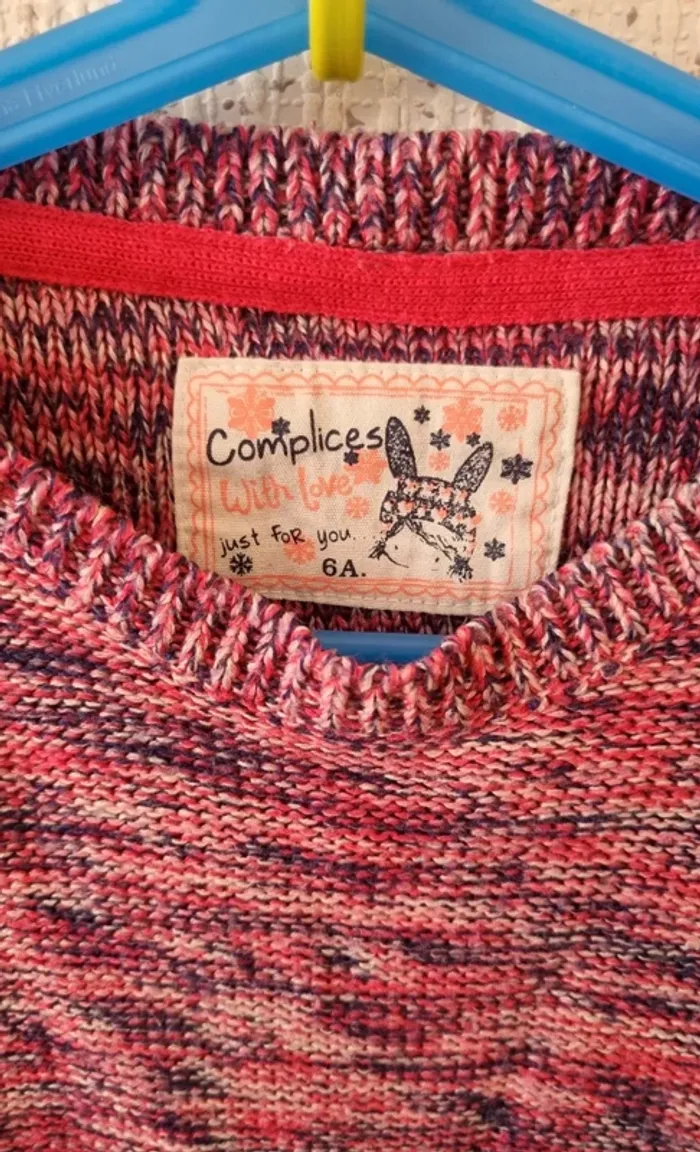 Pull rose violet taille 6 ans complices - photo numéro 13