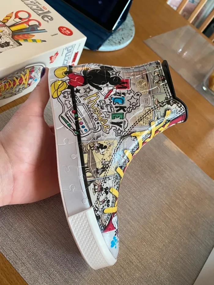 Puzzle 3D sneaker Mickey mouse - photo numéro 3