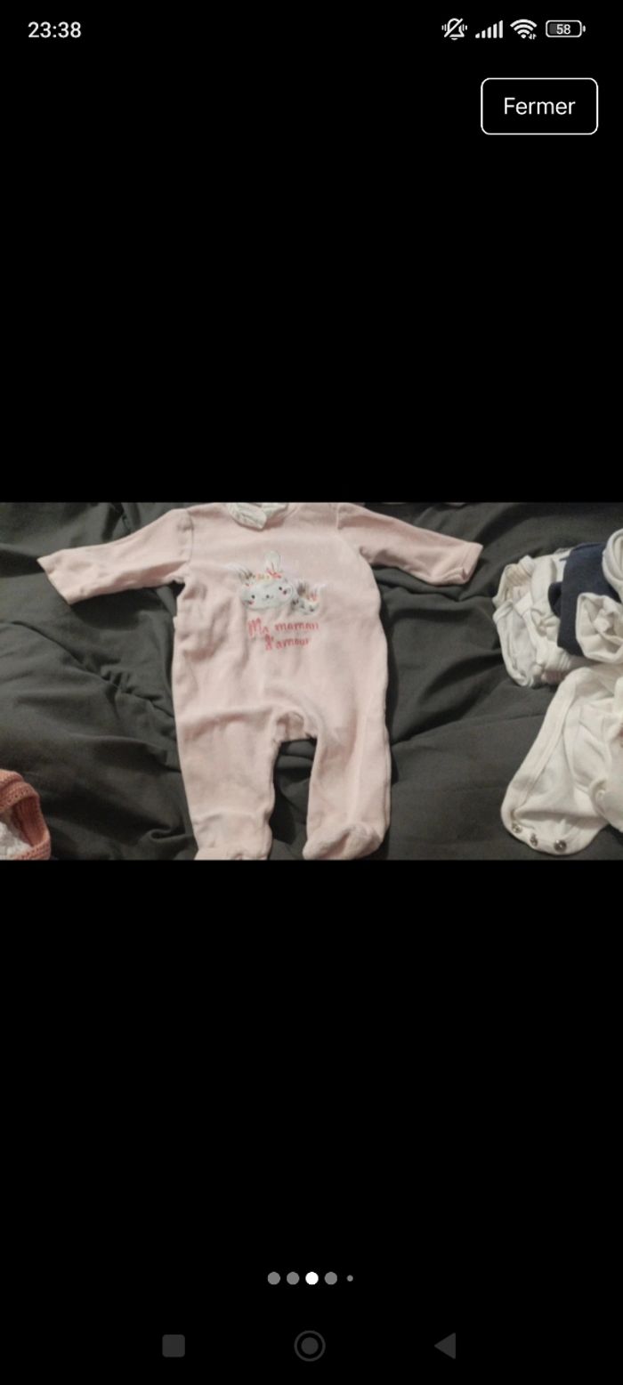 Lot de pyjama bébé fille - photo numéro 3